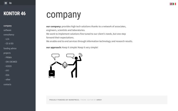 Screenshot of kontor46.eu