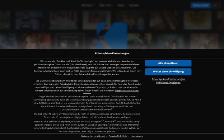 Screenshot of kontornewmedia.com