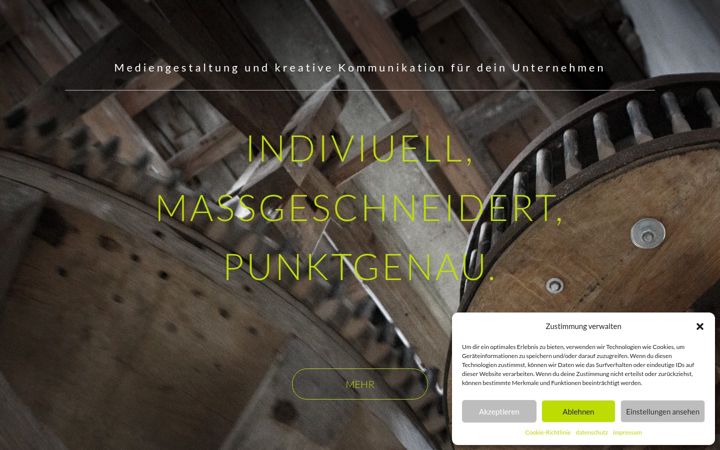 Screenshot of kontorvierzwodrei.de