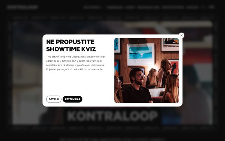 Skärmbild av kontraloop.hr
