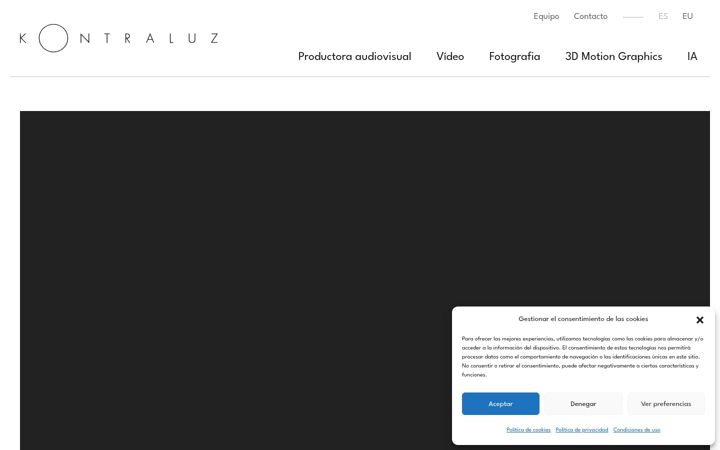 Screenshot of kontraluz.com