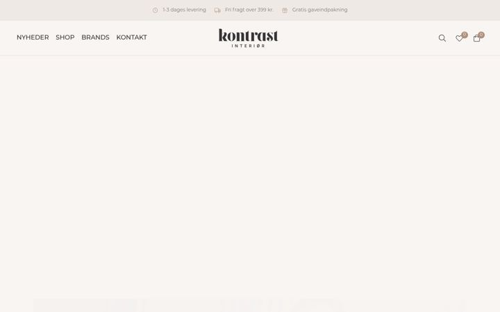 Screenshot of kontrast-interior.dk