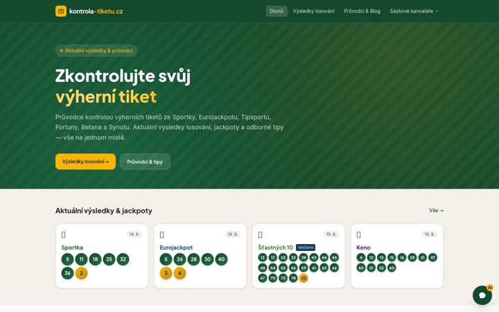 Screenshot of kontrola-tiketu.cz
