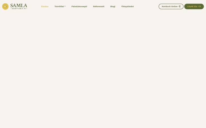 Screenshot of konttorit.fi