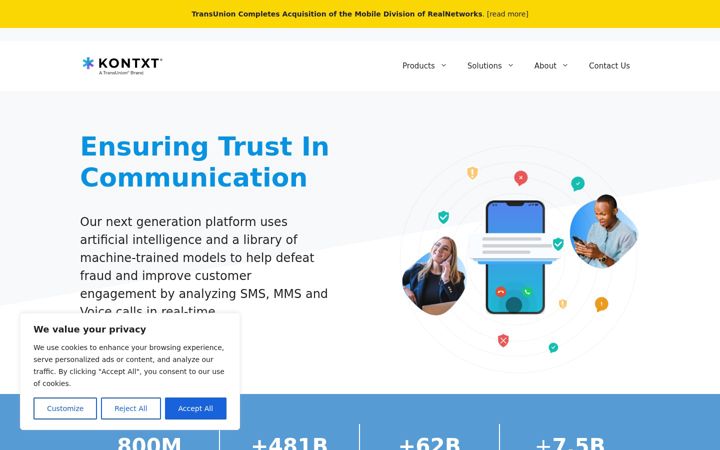 Screenshot of kontxt.com