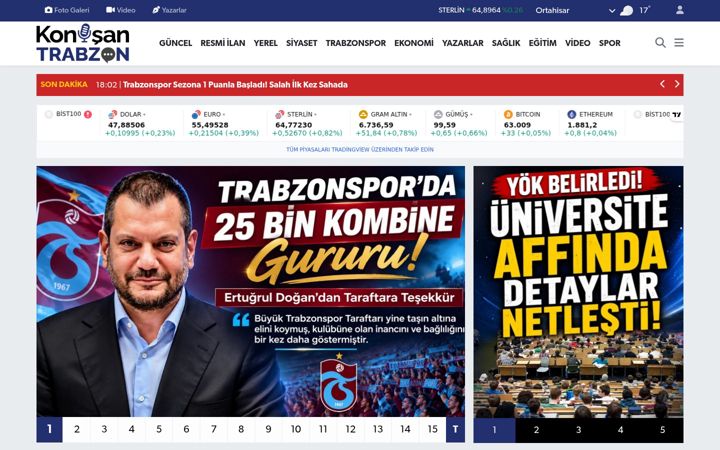 Screenshot of konusantrabzon.com