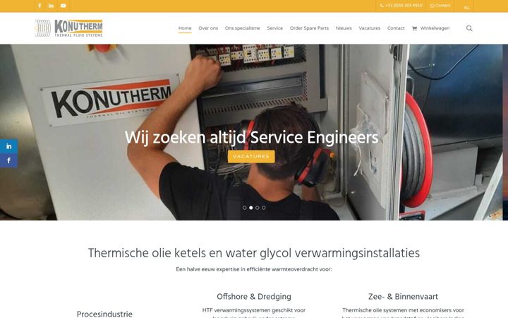 Screenshot ta' konutherm.com