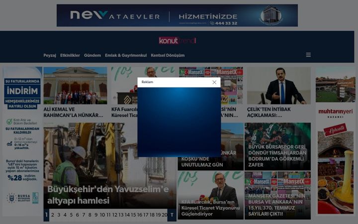 Screenshot of konuttrend.com