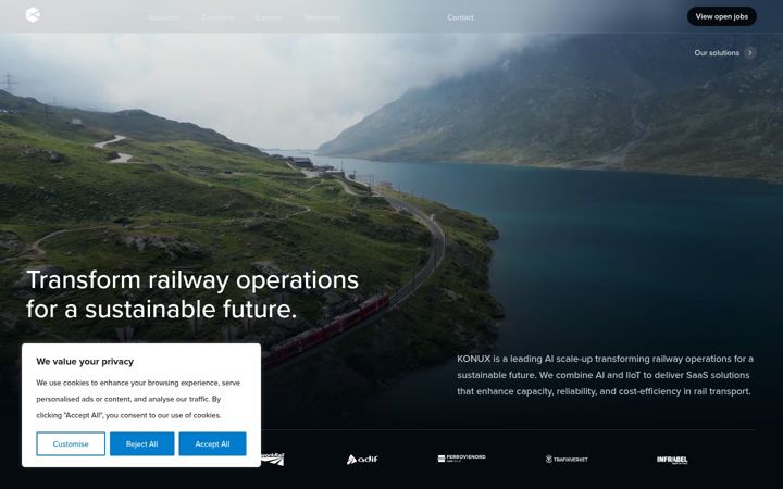 Screenshot of konux.com