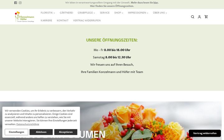 Screenshot of konzelmann-hoefer.de