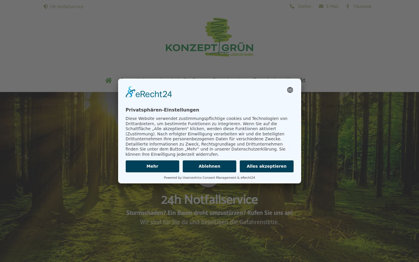 Screenshot tal-banner tal-kunsens muri qabel kwalunkwe interazzjoni