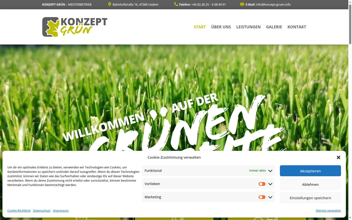 Screenshot tal-banner tal-kunsens muri qabel kwalunkwe interazzjoni