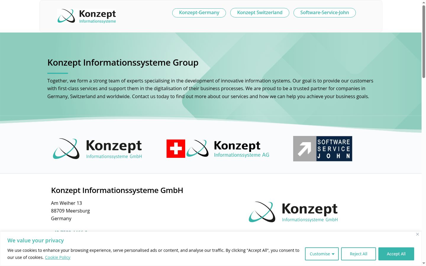 Zrzut ekranu banera zgody wyświetlanego przed jakąkolwiek interakcją