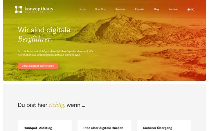 Screenshot of konzepthaus-ws.de