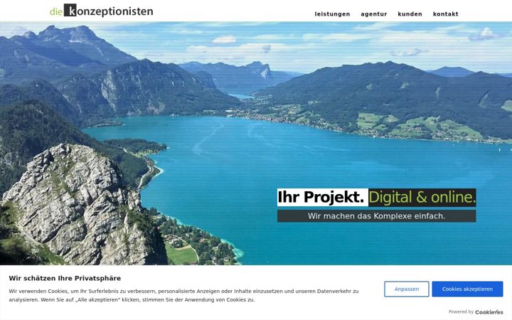 Screenshot of konzeptionisten.net