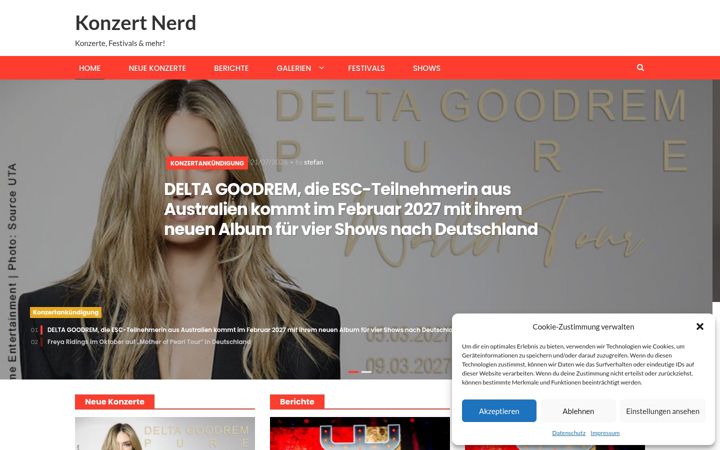 Screenshot of konzert-nerd.de