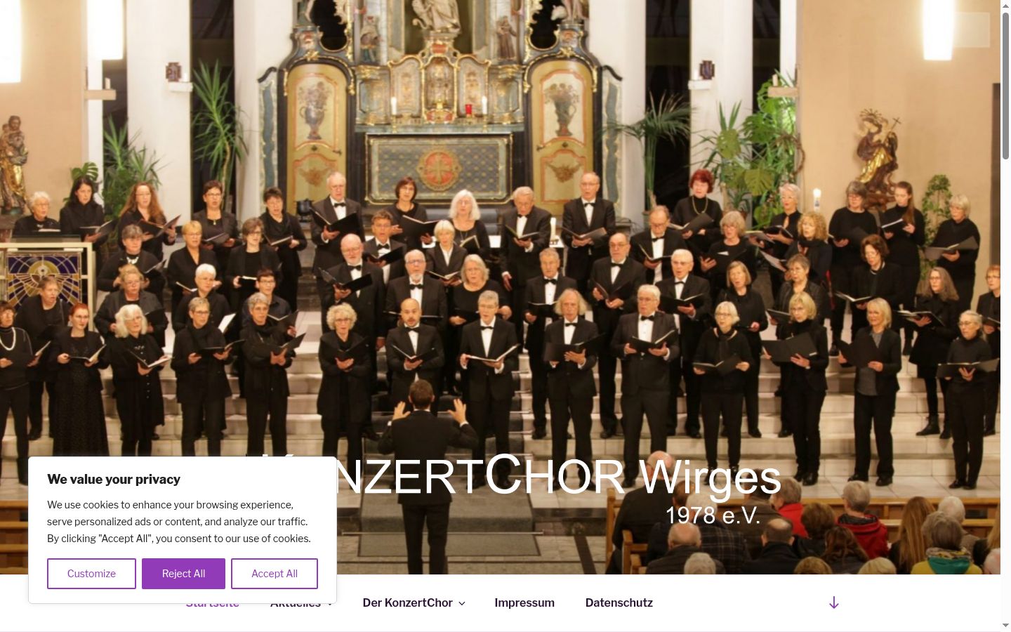 Snímka obrazovky banera súhlasu zobrazeného pred akoukoľvek interakciou