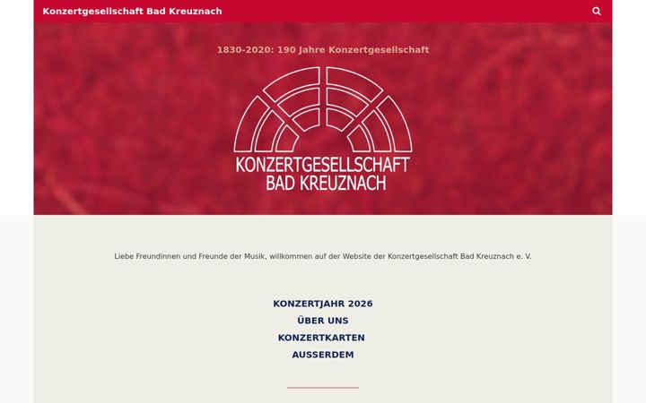 Screenshot of konzertgesellschaft-badkreuznach.de