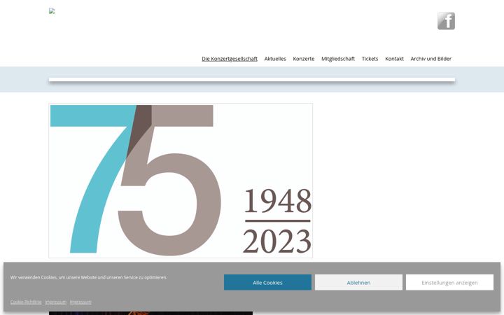 Екранна снимка на konzertgesellschaft.com