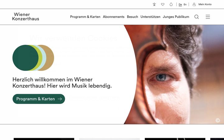 Screenshot ta' konzerthaus.at
