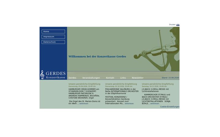 Screenshot of konzertkassegerdes.de