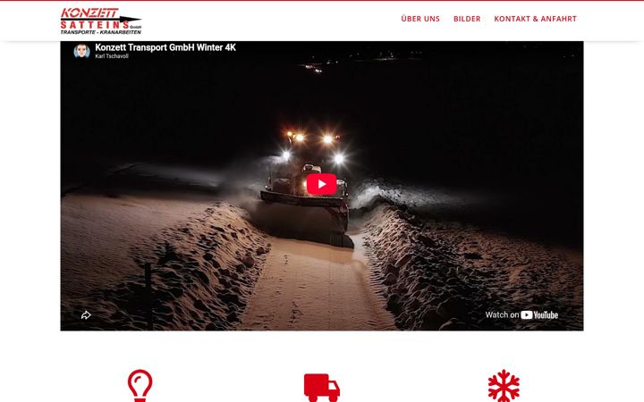 Screenshot of konzett-transporte.at