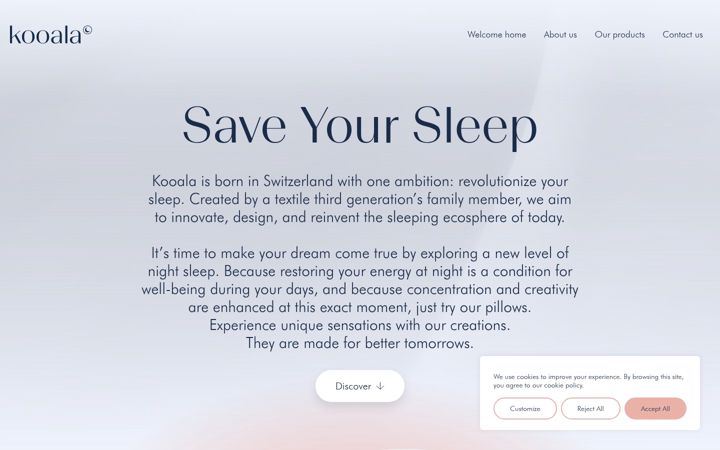 Screenshot of kooala.ch