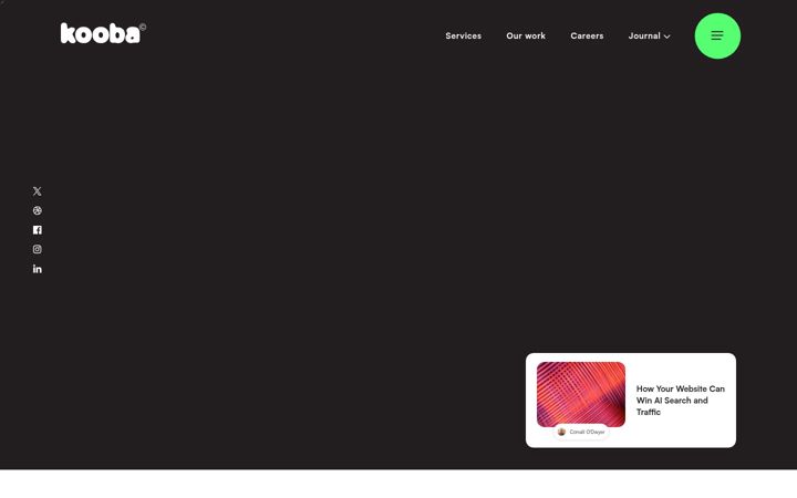 Screenshot of kooba.ie