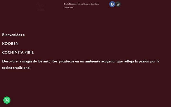 Screenshot of koobencochinita.com