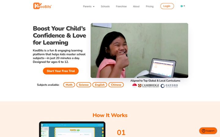 Screenshot of koobits.com
