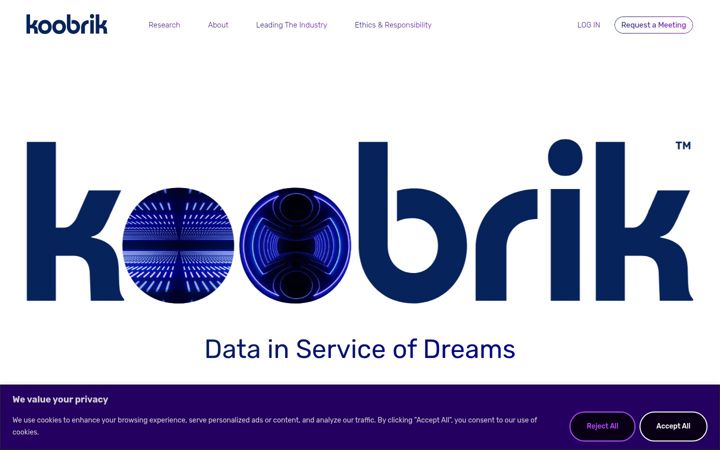 Screenshot of koobrik.com