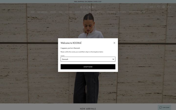 Screenshot of kookai.com.au