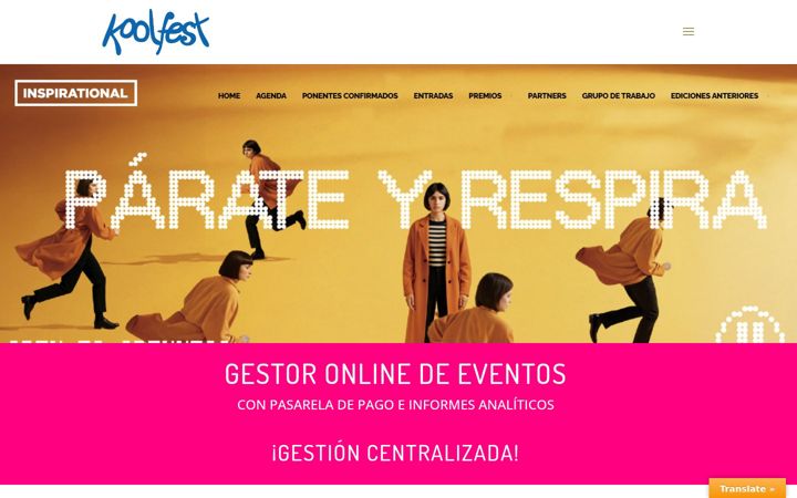 Екранна снимка на koolfest.com