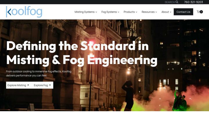 Екранна снимка на koolfog.com