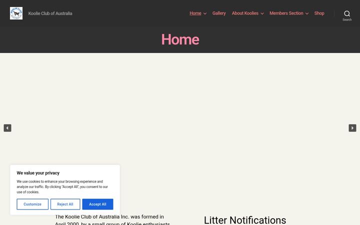 Screenshot of koolie.net