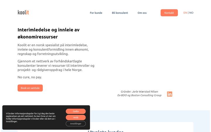 Screenshot of koolit.no