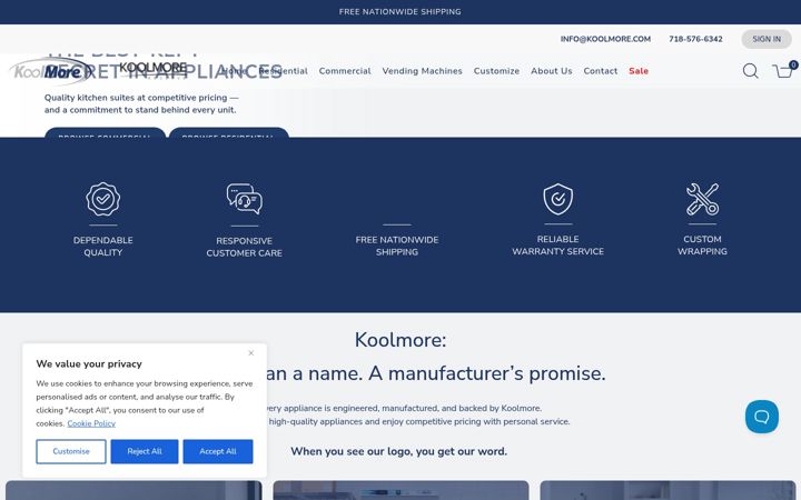 Екранна снимка на koolmore.com