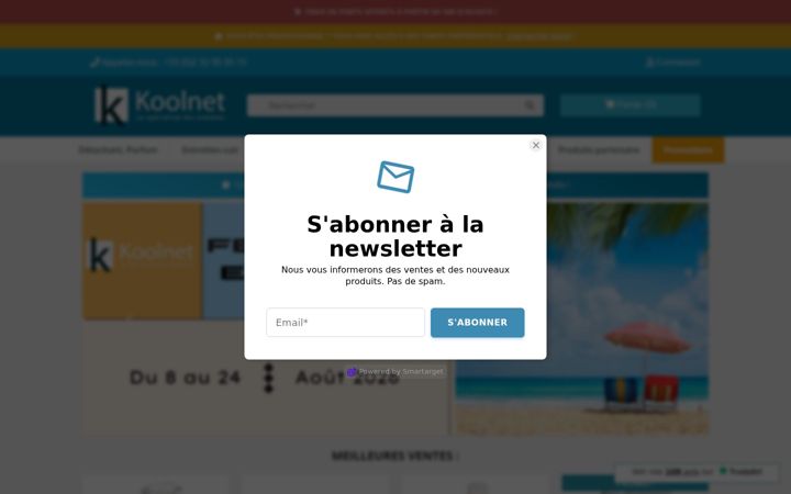 Screenshot of koolnet.fr