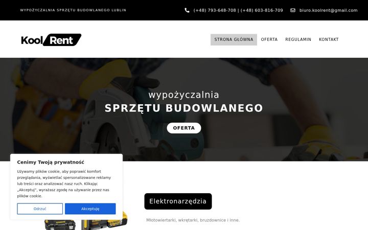 Screenshot of koolrent.pl