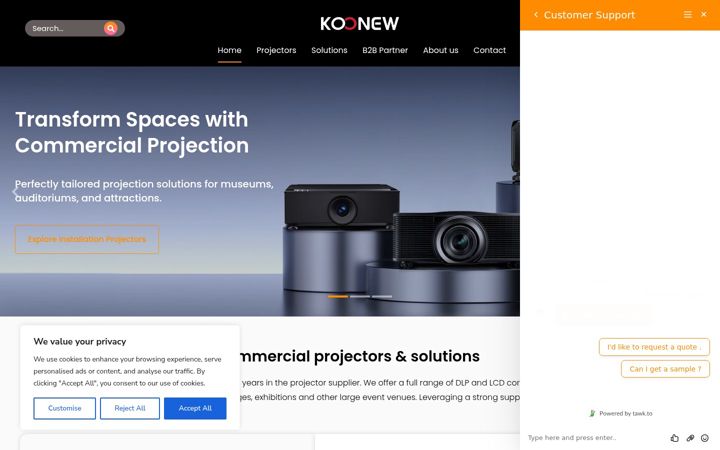 Screenshot of koonew.com