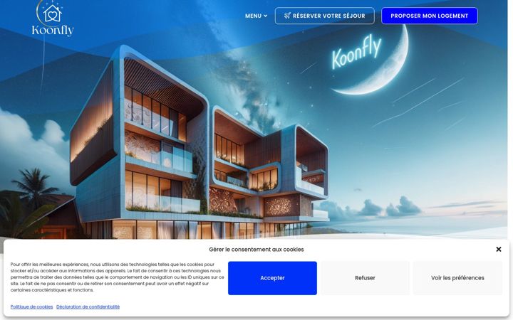 Screenshot of koonfly.com