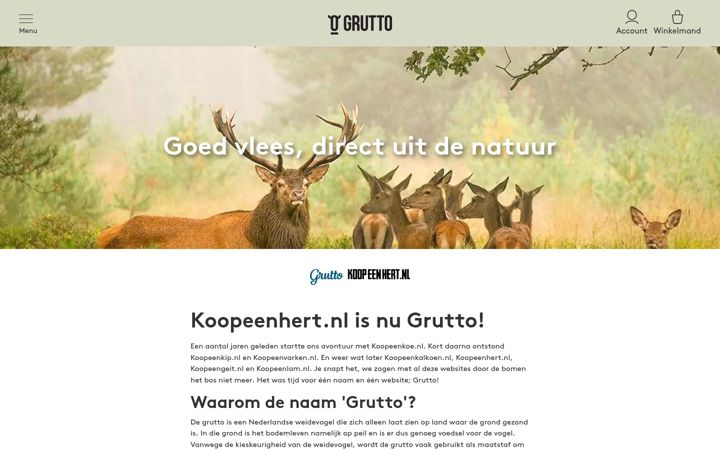 Screenshot of koopeenhert.nl