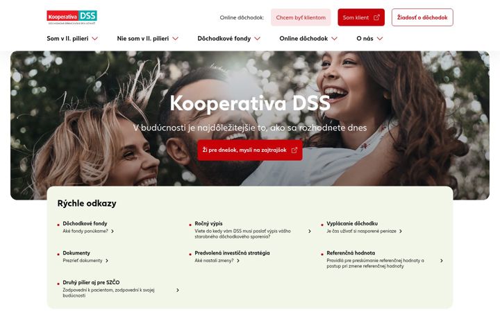 Screenshot of kooperativadss.sk