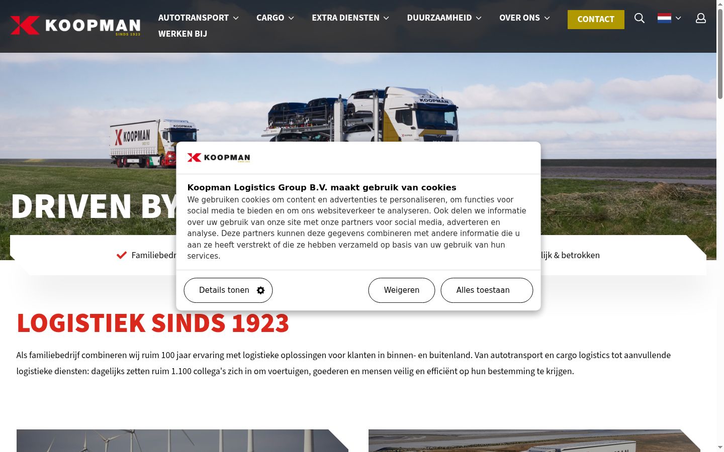 Sutikimo reklamjuostės, rodytos prieš bet kokią sąveiką, ekrano kopija