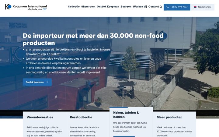 Screenshot of koopmanint.com