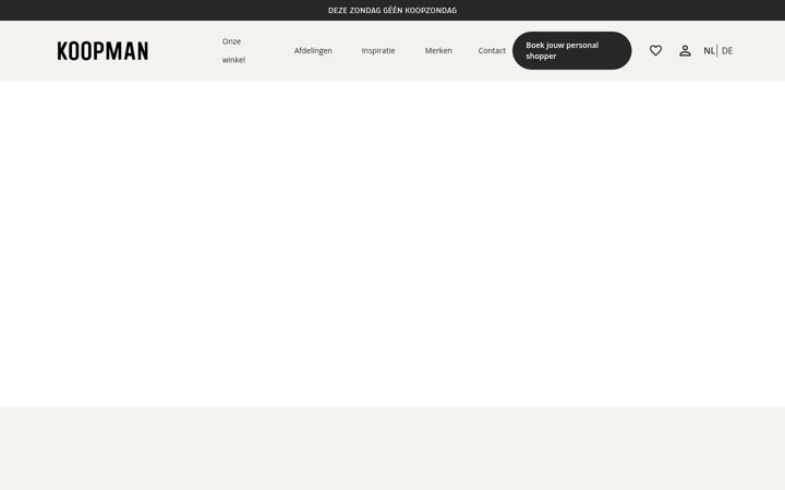 Screenshot of koopmanmode.nl