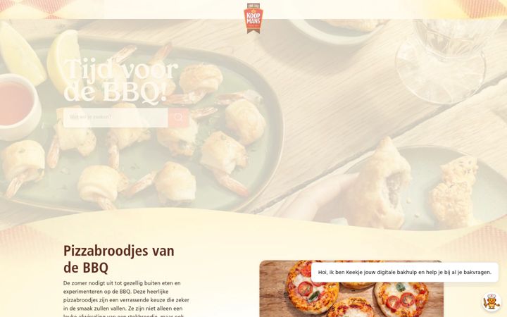 Screenshot of koopmans.com
