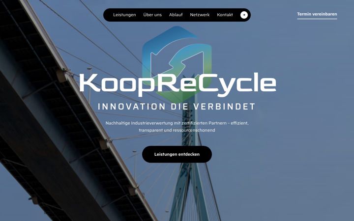 Screenshot of kooprecycle.de