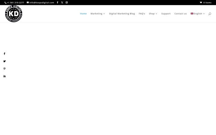 Screenshot of koopsdigital.com