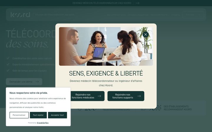 Screenshot of koord.fr
